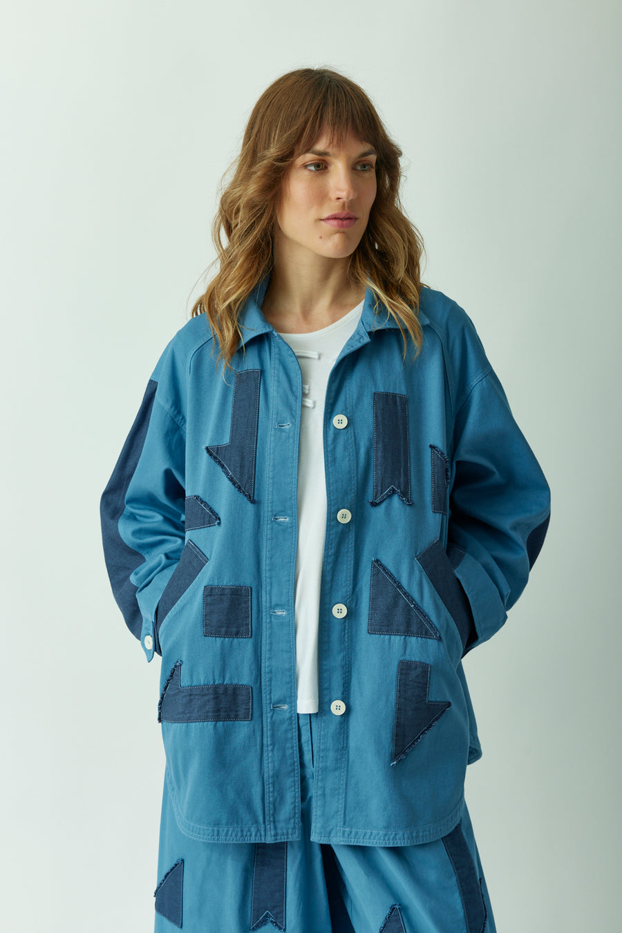 GEO APPLIQUE JACKET