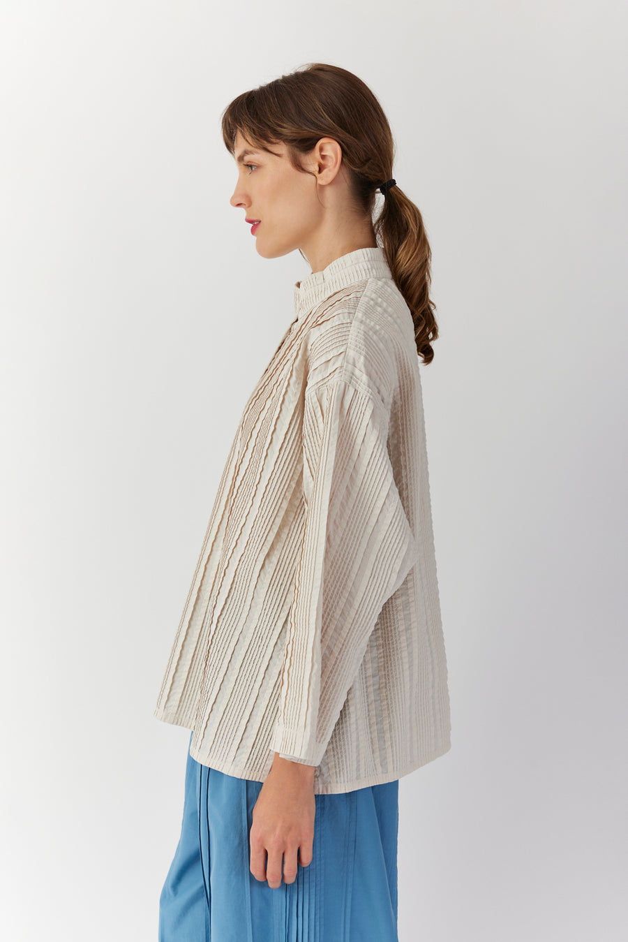 COTTON LAWN OVERSHIRT