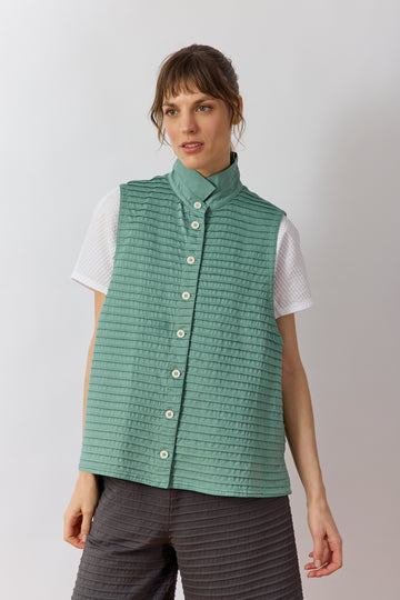 COTTON JERSEY WAISTCOAT