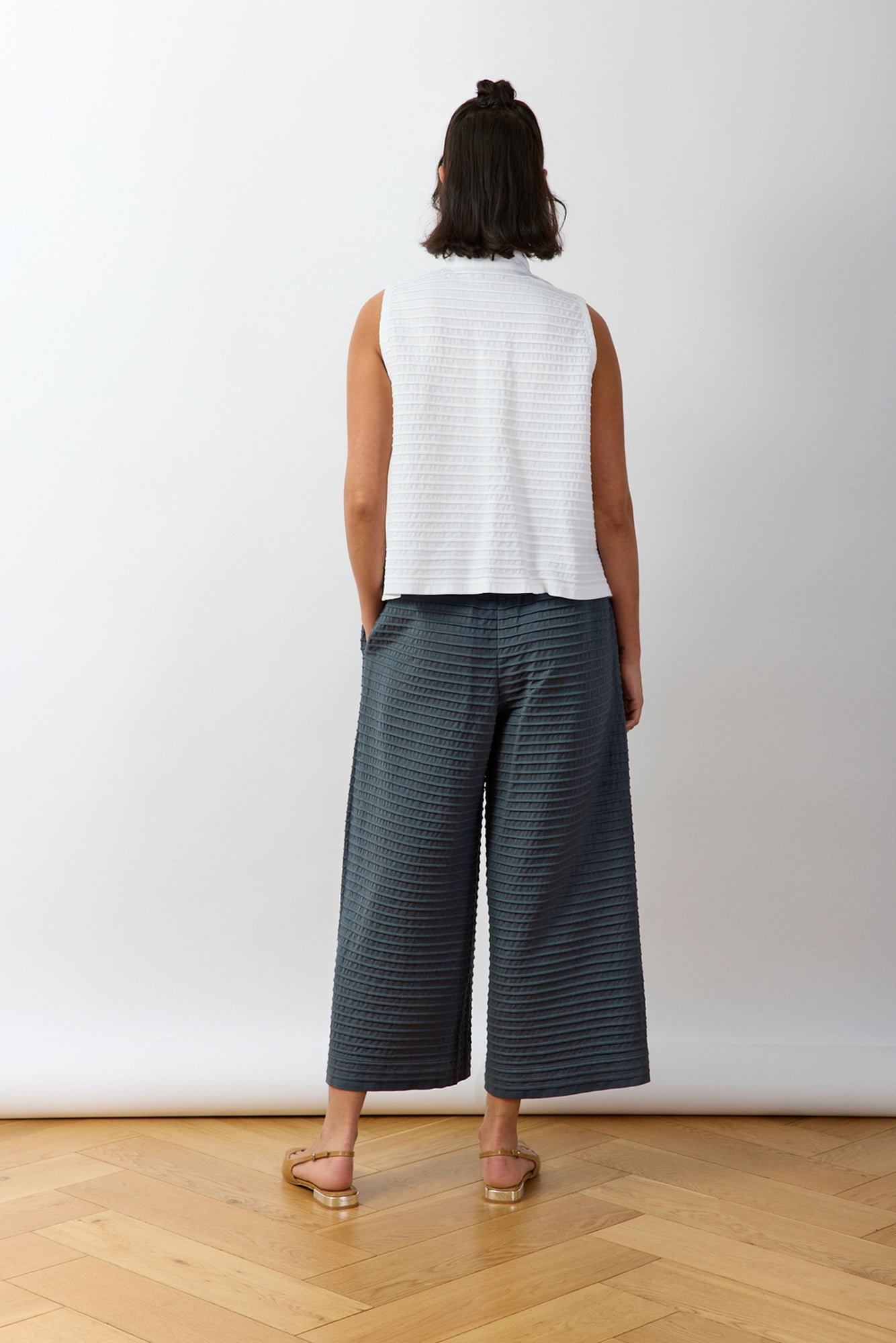 Pintuck Cotton Jersey Trouser by Yaccomaricard Spring Summer 2026