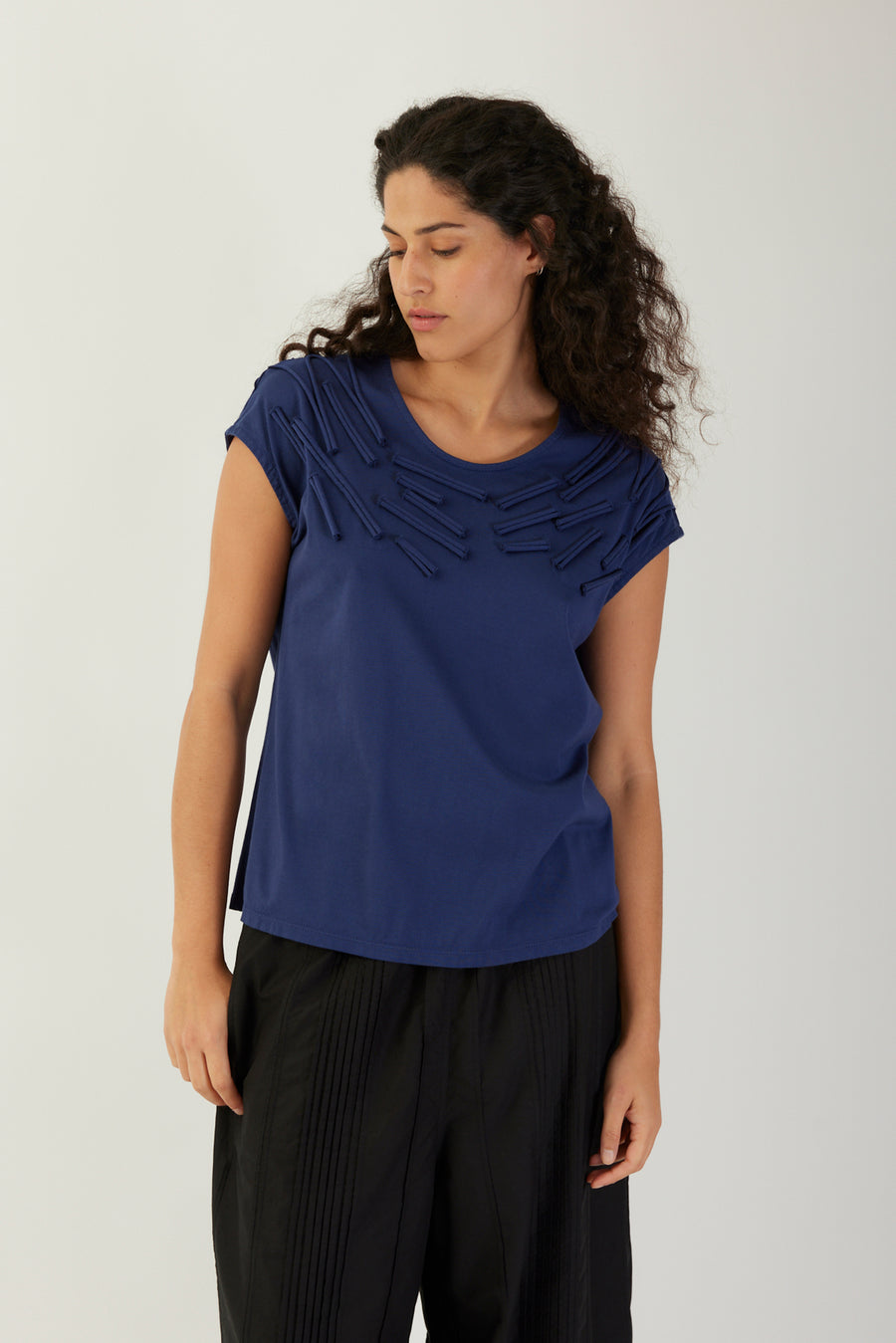DECO FRENCH SLEEVE TOP