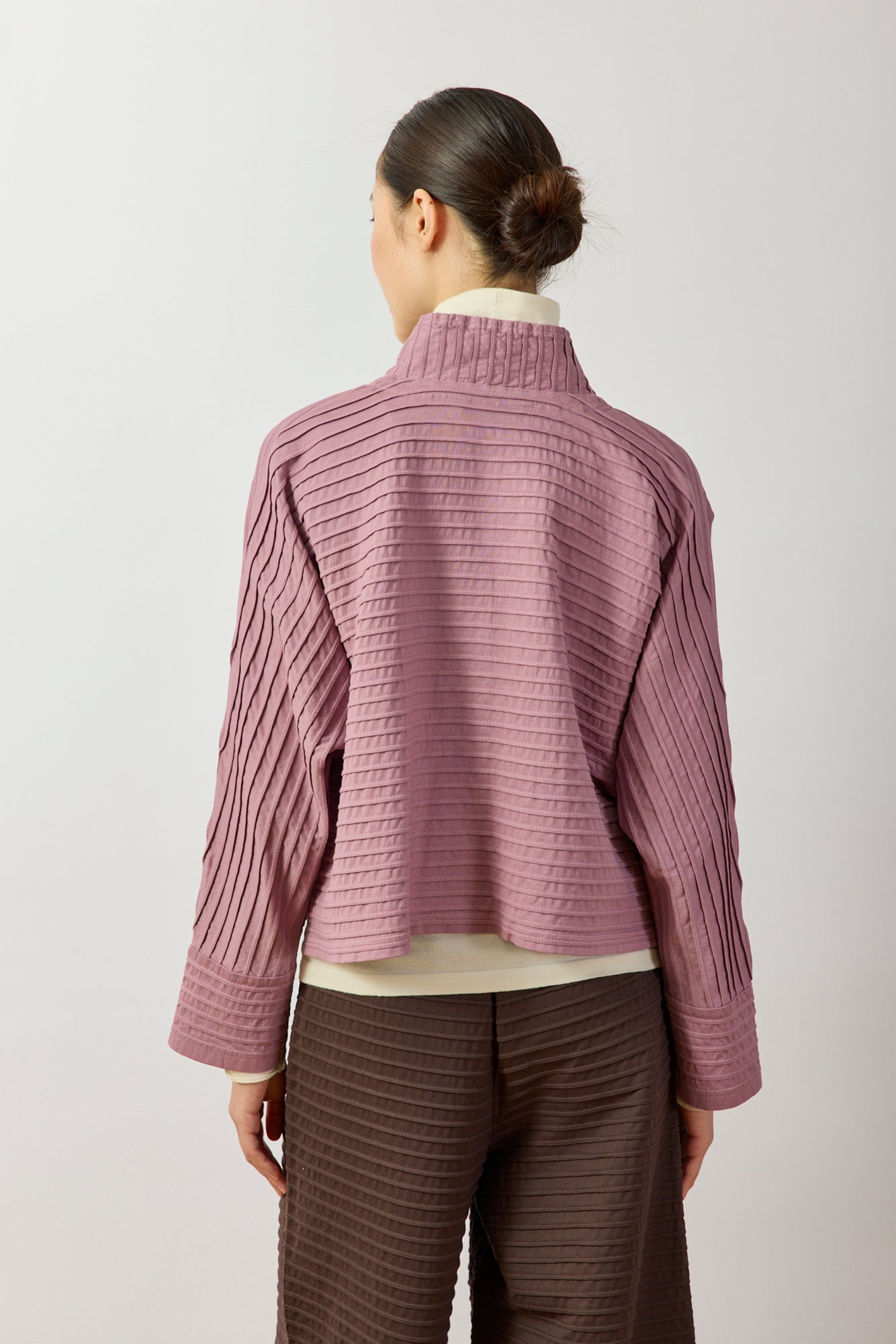 Cropped Jersey Jacket