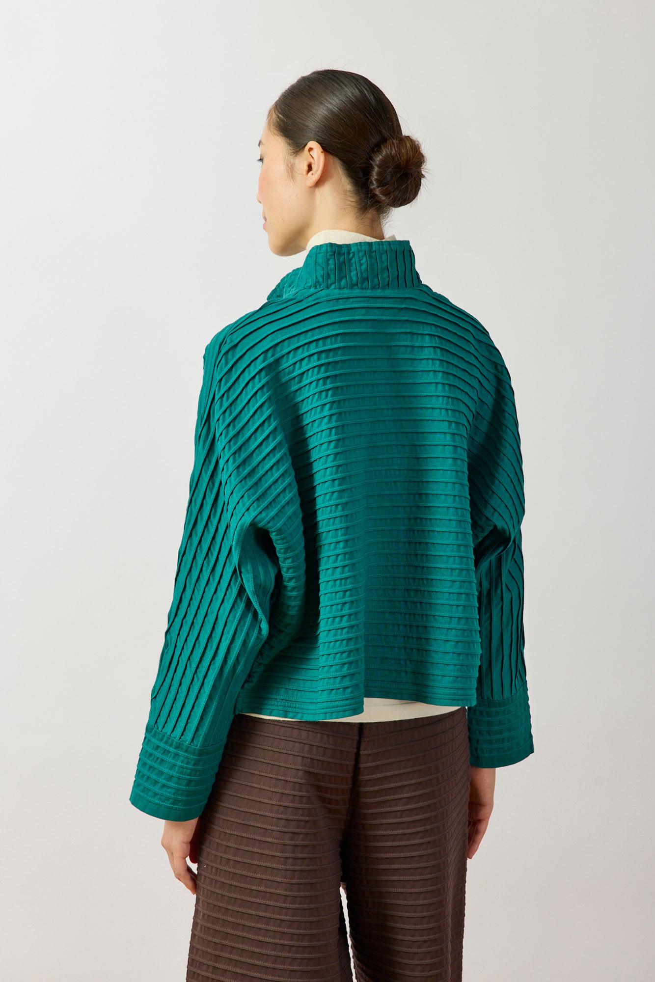 Cropped Jersey Jacket