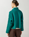 Cropped Jersey Jacket
