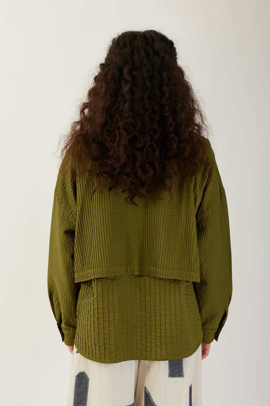 LAYERED PINTUCK SHIRT