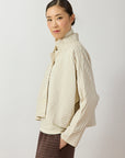 Cropped Jersey Jacket
