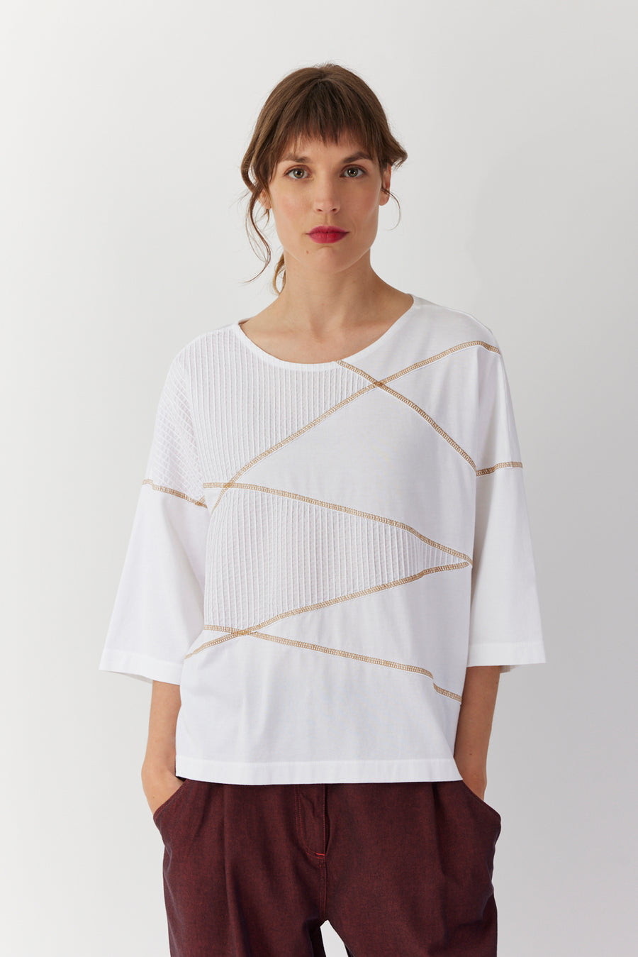 OVERLOCK STITCH TOP