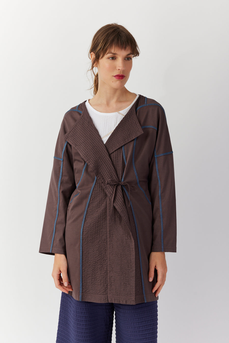 OVERLOCK STITCH HAORI JACKET
