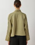Cropped Jersey Jacket