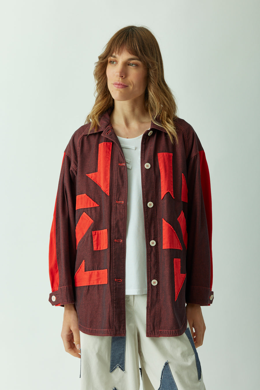 GEO APPLIQUE JACKET