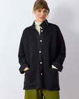 A-line Cotton Jersey Overshirt