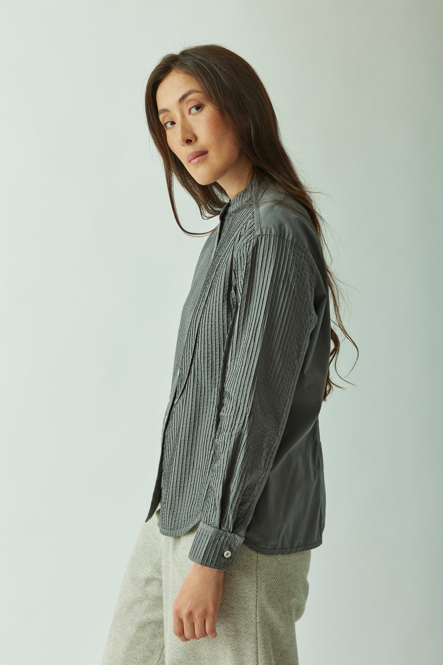 PIPED BIB FRONT SHIRT