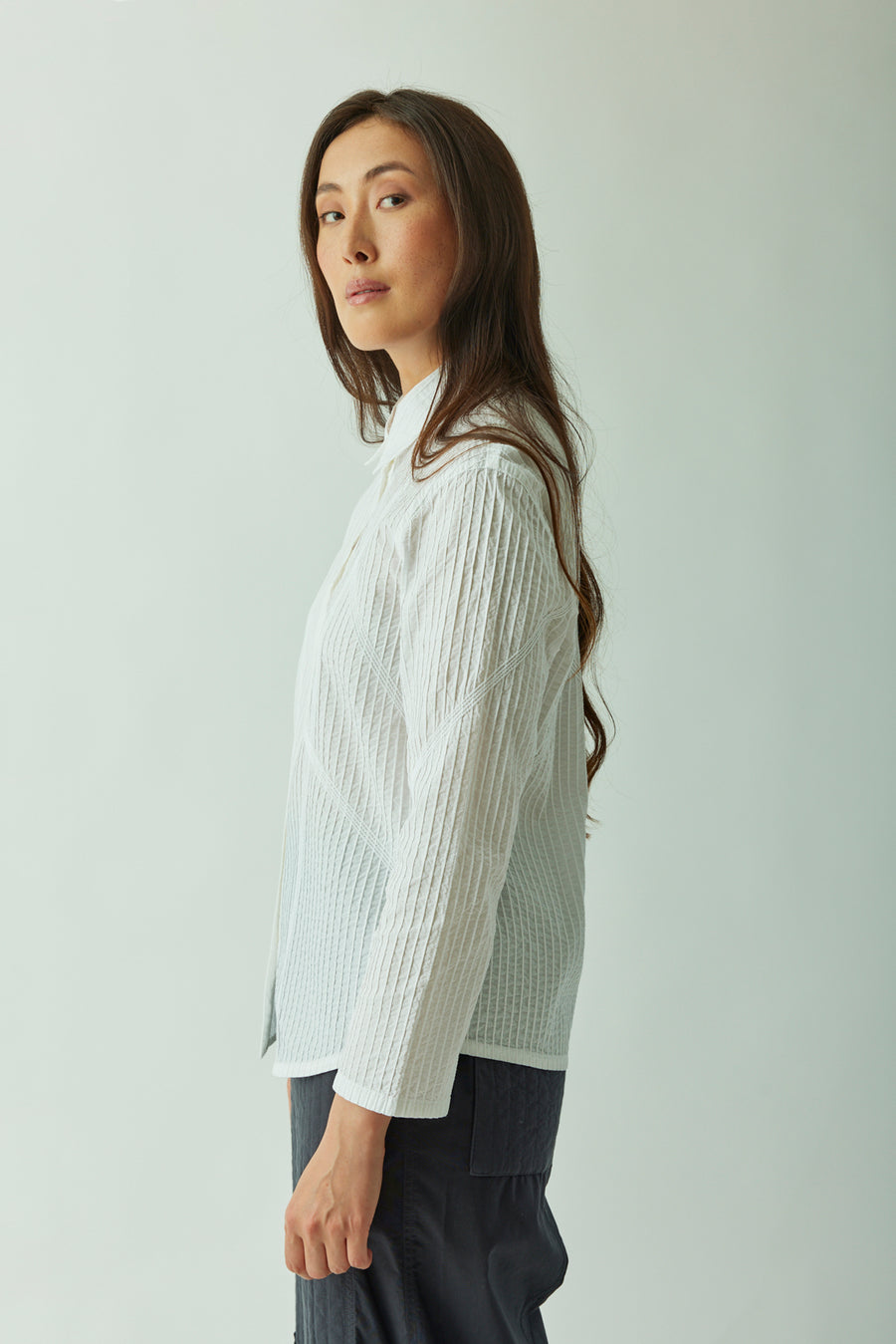 CHAIN STITCH EMBROIDERED SHIRT