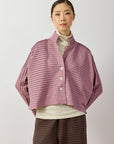 Cropped Jersey Jacket