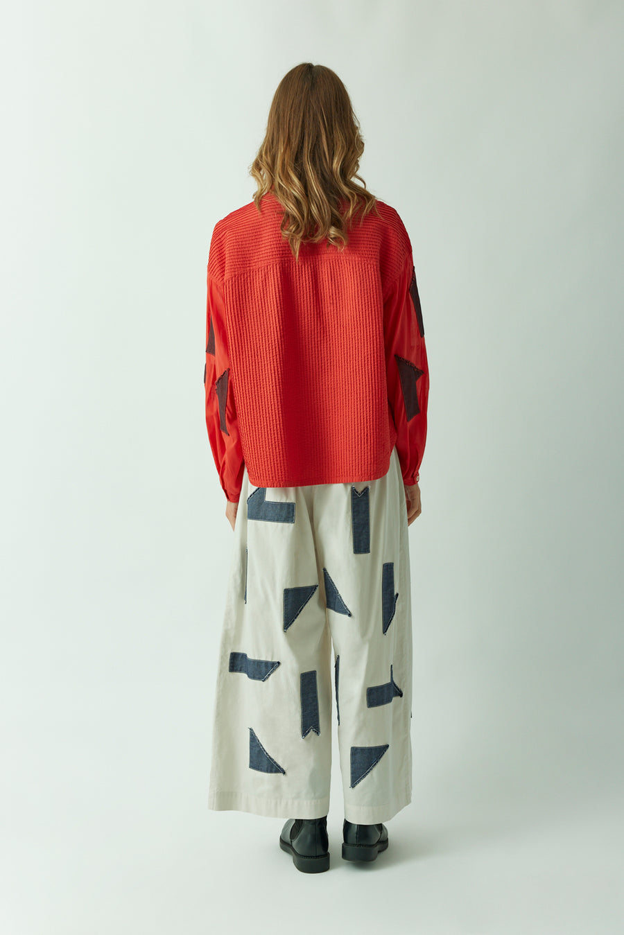 GEO APPLIQUE TROUSER