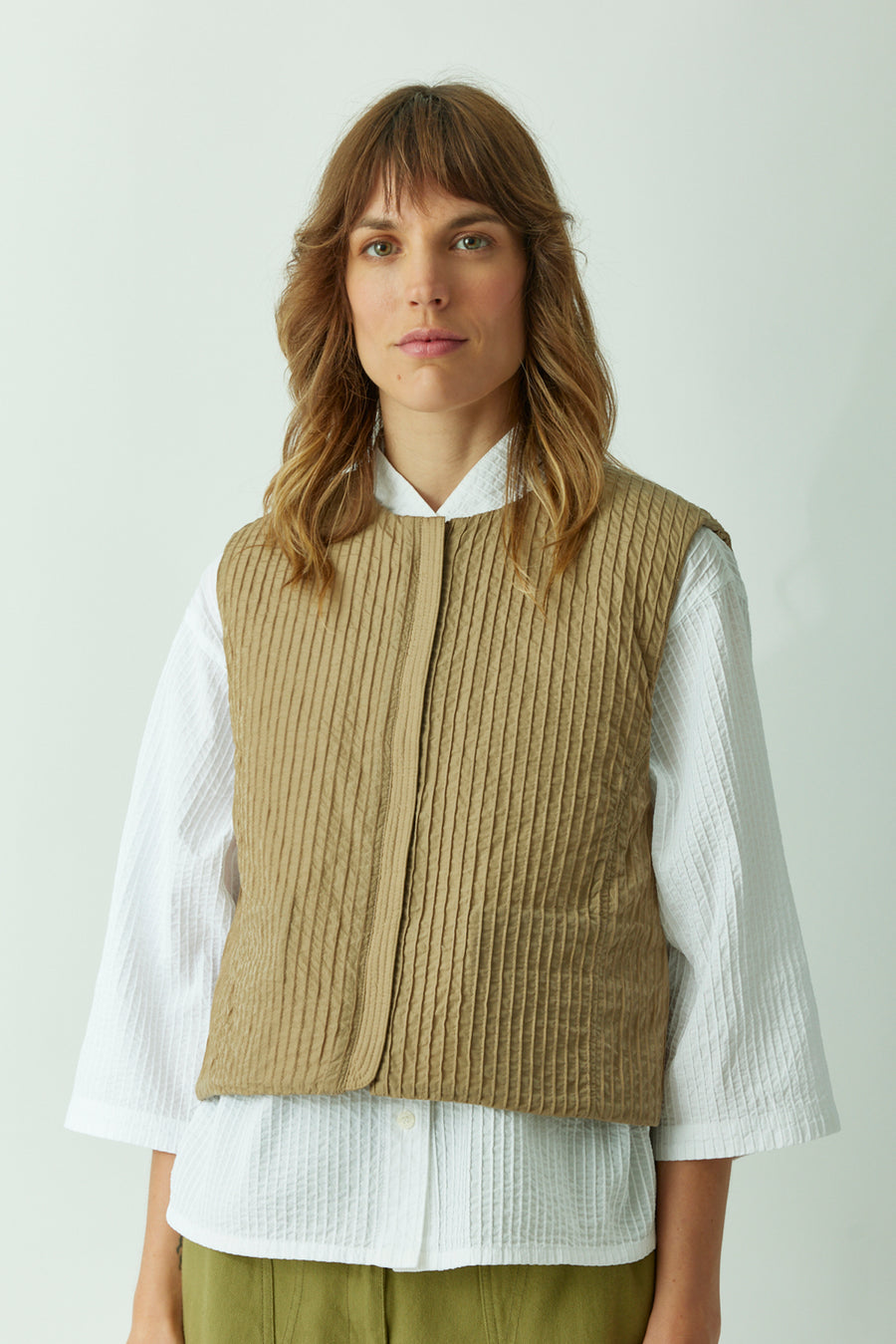REVERSIBLE QUILTED GILET