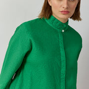 HIGH COLLAR OVERSHIRT