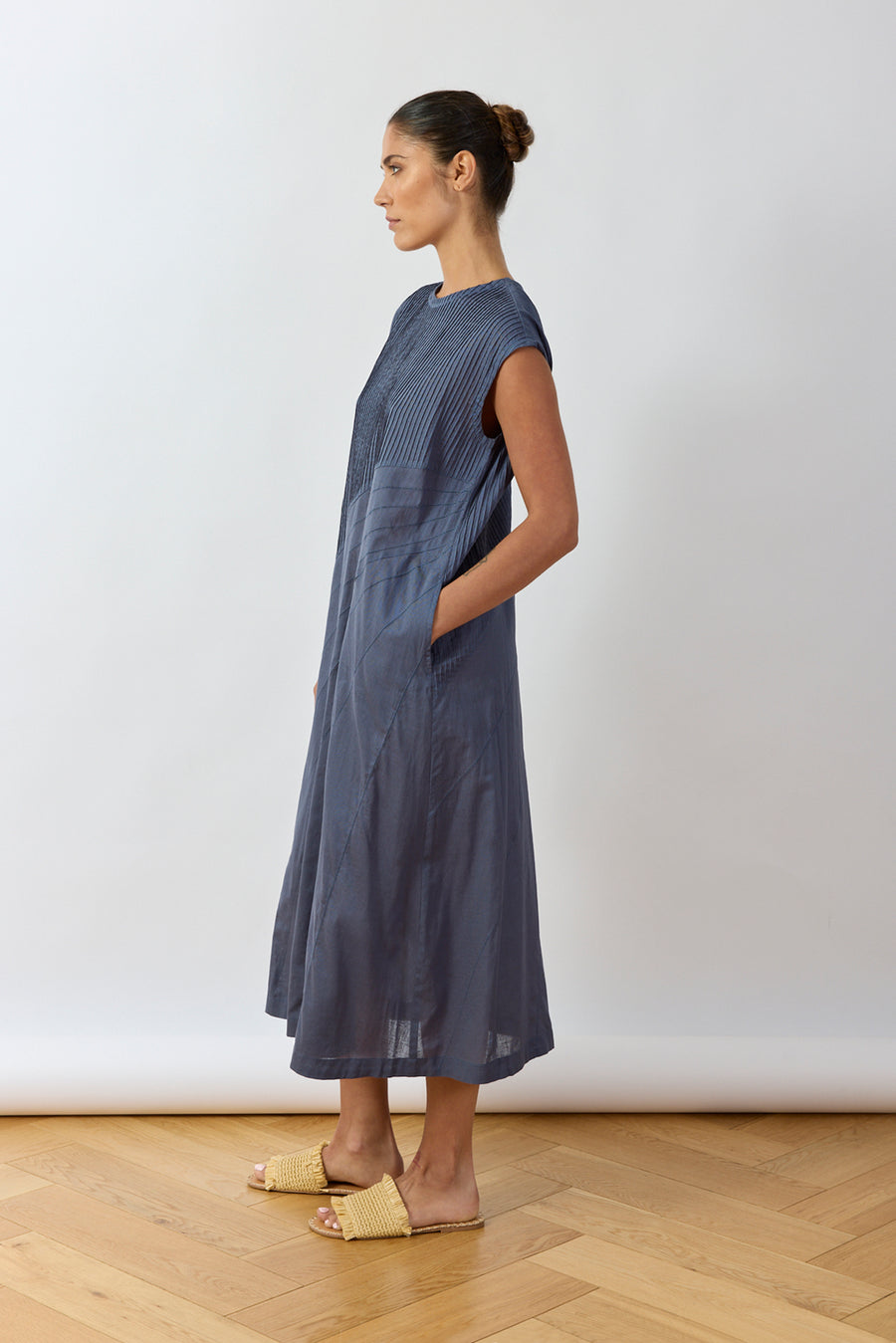 LINEN COTTON DRESS