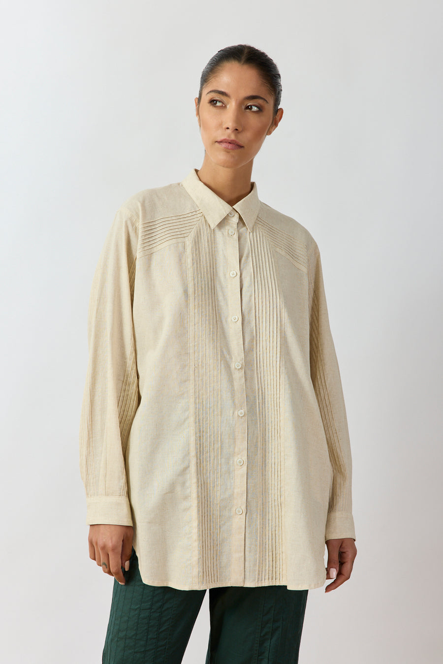LINEN COTTON SHIRT