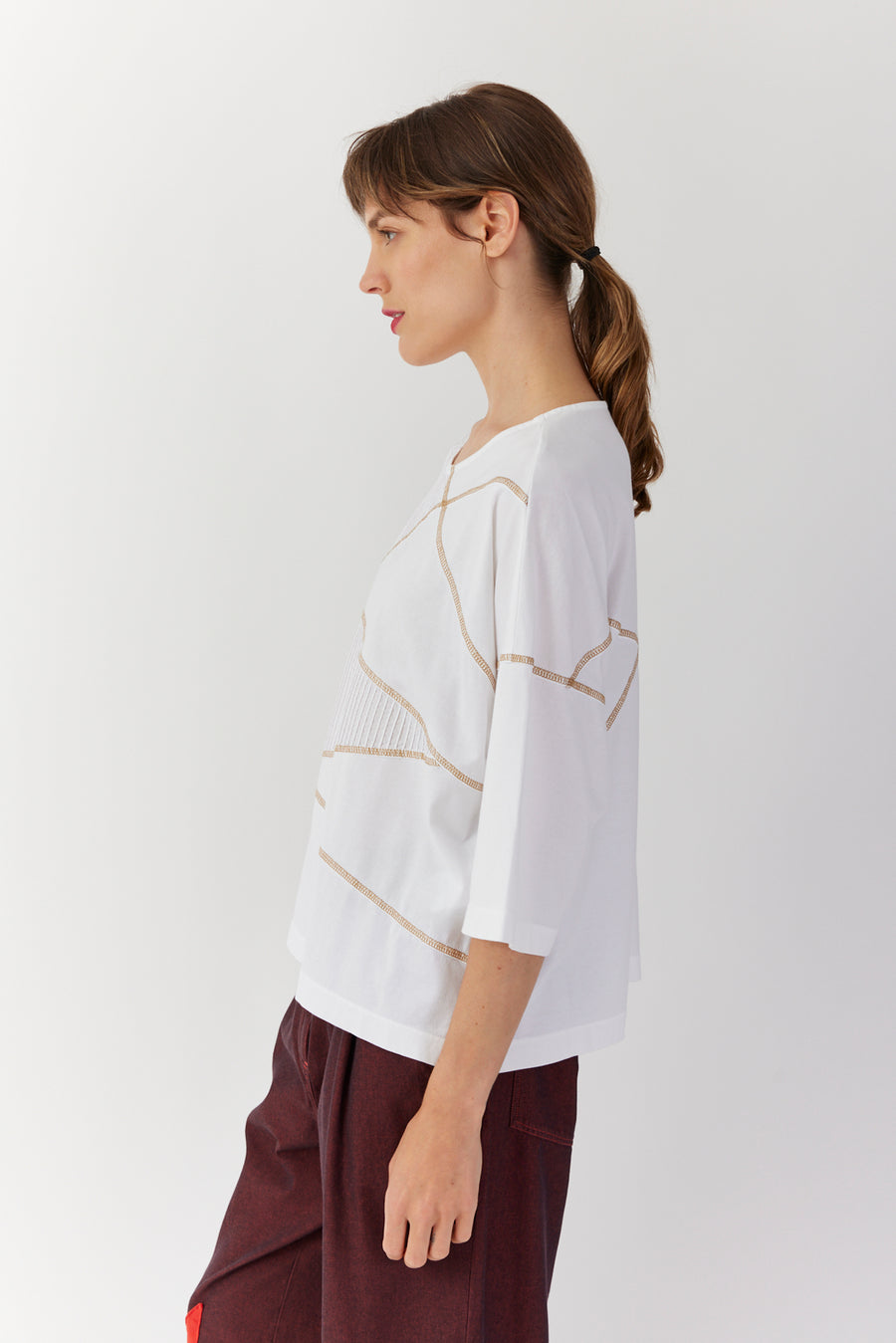OVERLOCK STITCH TOP