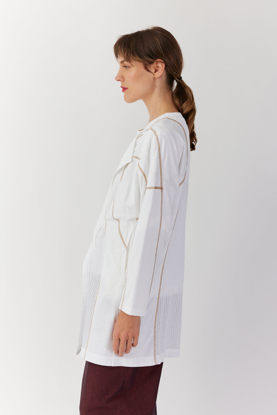 OVERLOCK STITCH HAORI JACKET