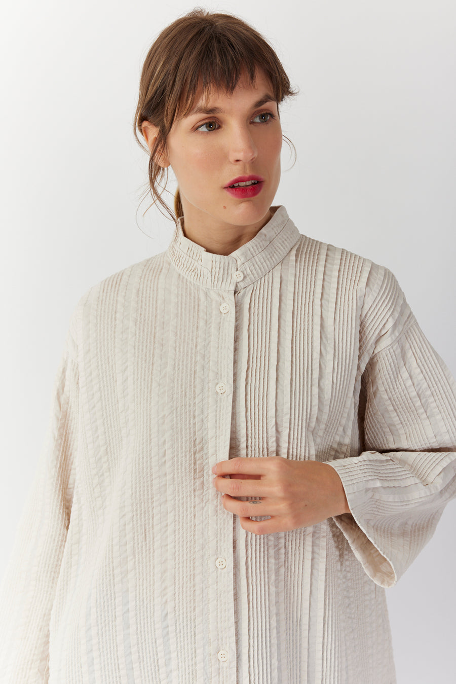 COTTON LAWN OVERSHIRT
