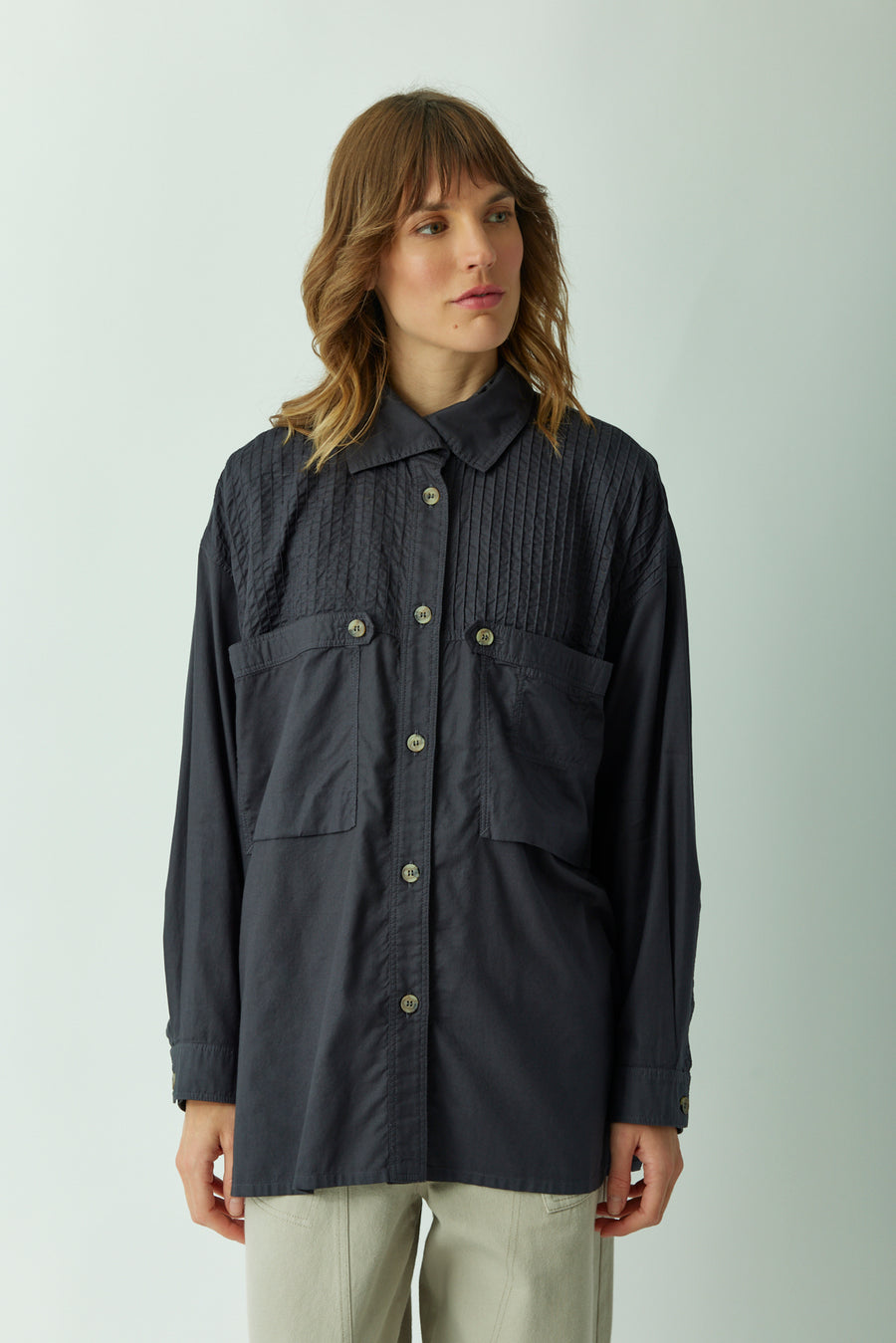 SOFT COTTON TWILL SHIRT