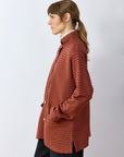A-line Cotton Jersey Overshirt