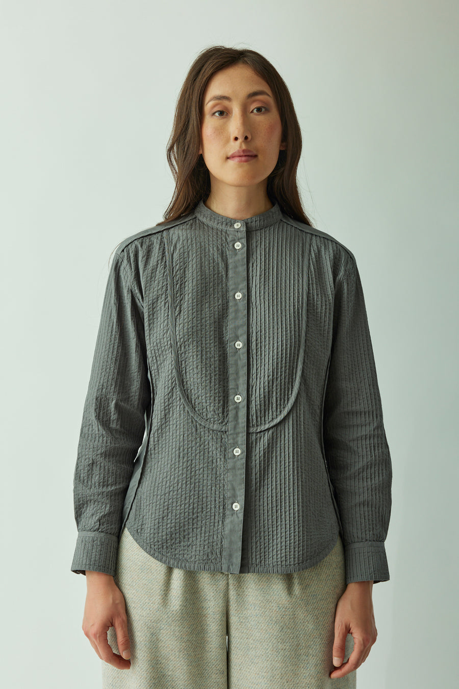 PIPED BIB FRONT SHIRT