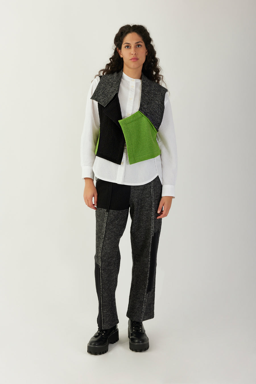 FELTED WOOL WAISTCOAT