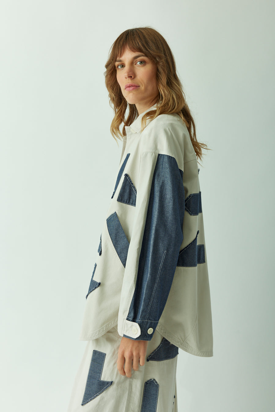 GEO APPLIQUE JACKET