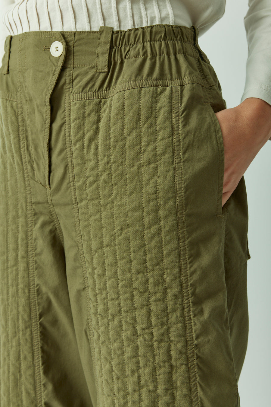 QUILTED PARACHUTE TROUSERS