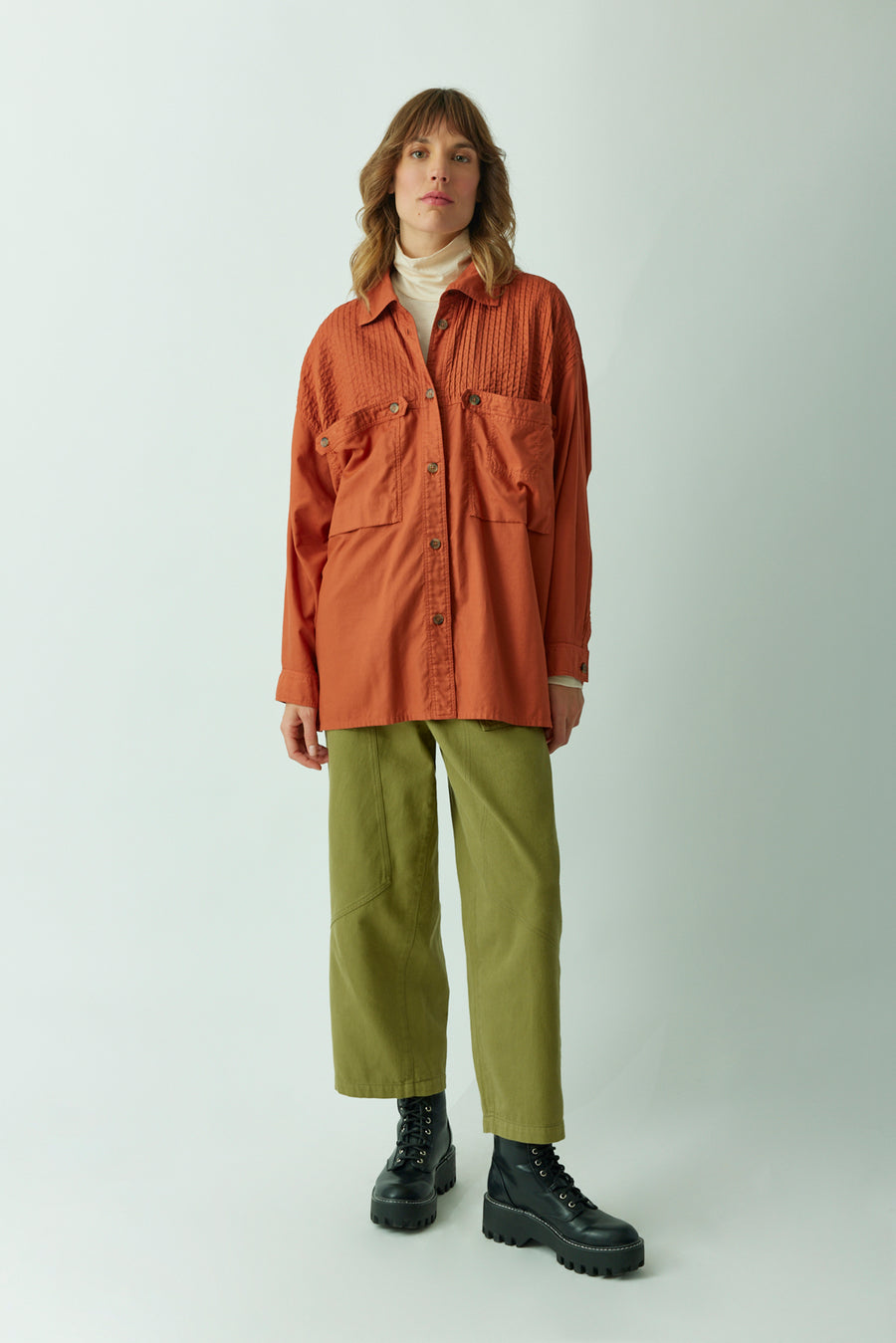 SOFT COTTON TWILL SHIRT