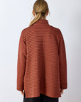 A-line Cotton Jersey Overshirt