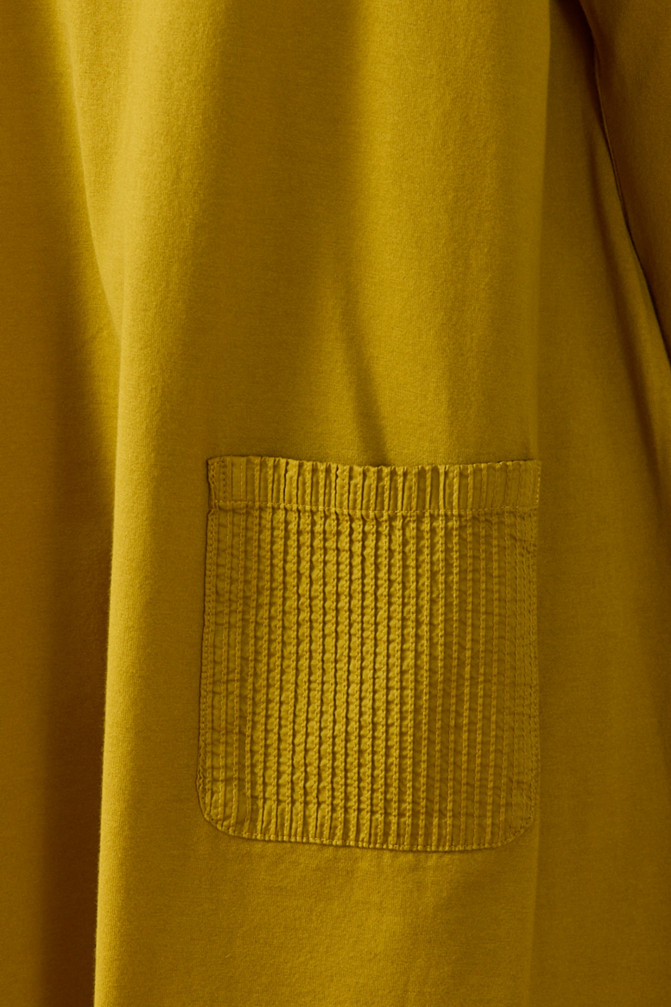 Cotton Jersey + Lawn A-line Overshirt