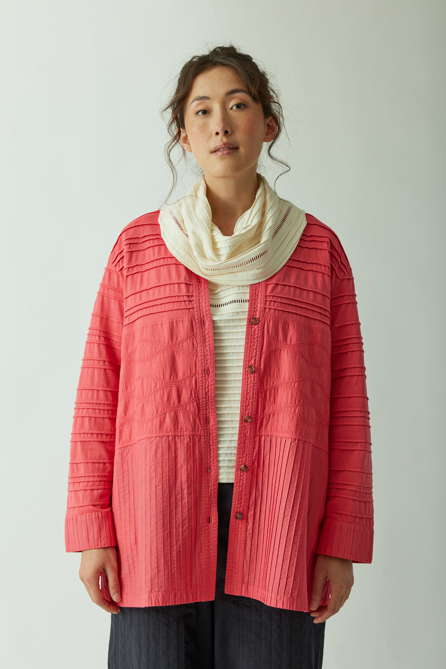 COTTON TUNIC OVERSHIRT