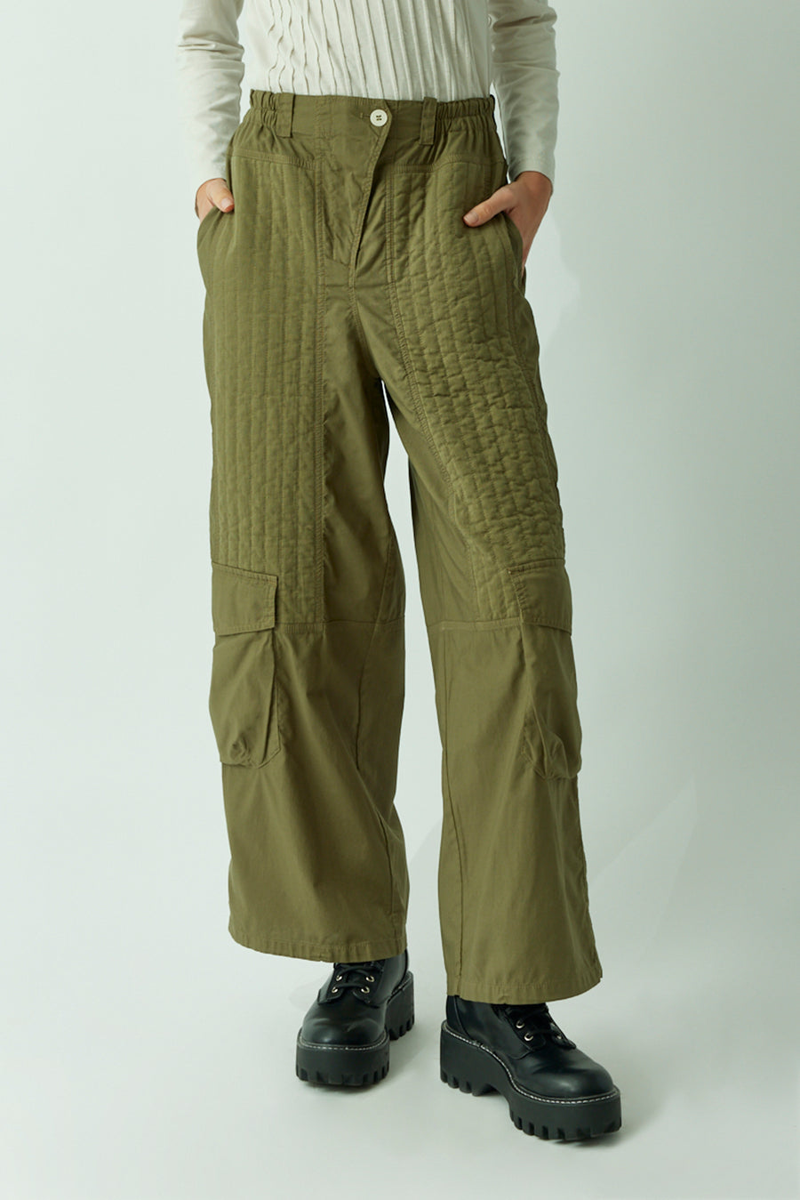 QUILTED PARACHUTE TROUSERS