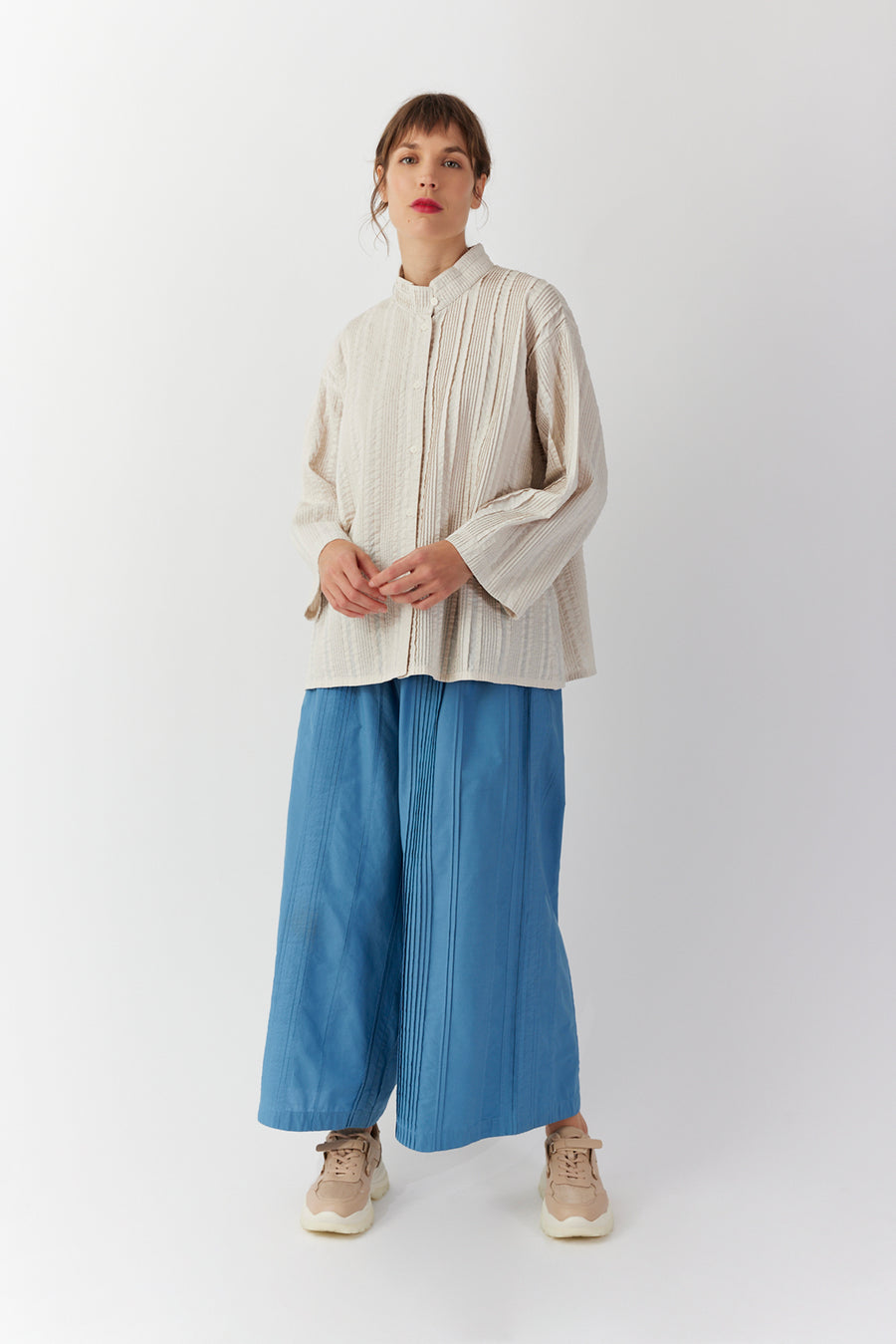 COTTON LAWN OVERSHIRT