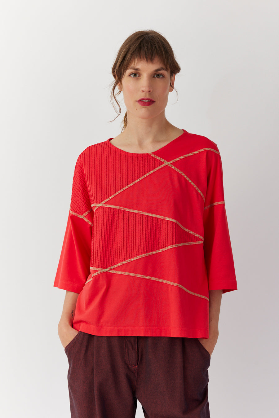 OVERLOCK STITCH TOP