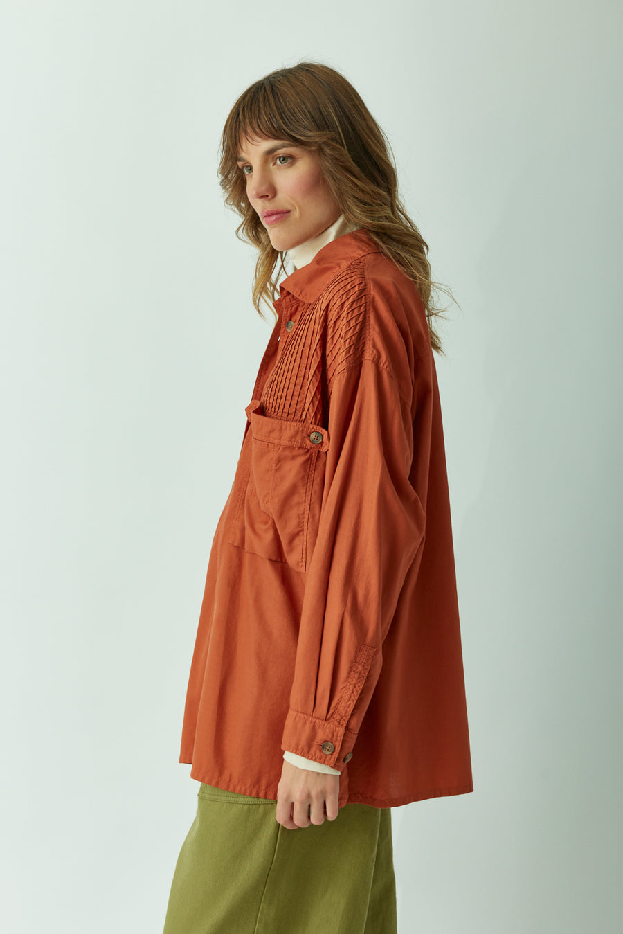 SOFT COTTON TWILL SHIRT