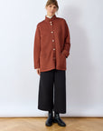 A-line Cotton Jersey Overshirt