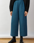 Pintuck Cotton Jersey Trouser