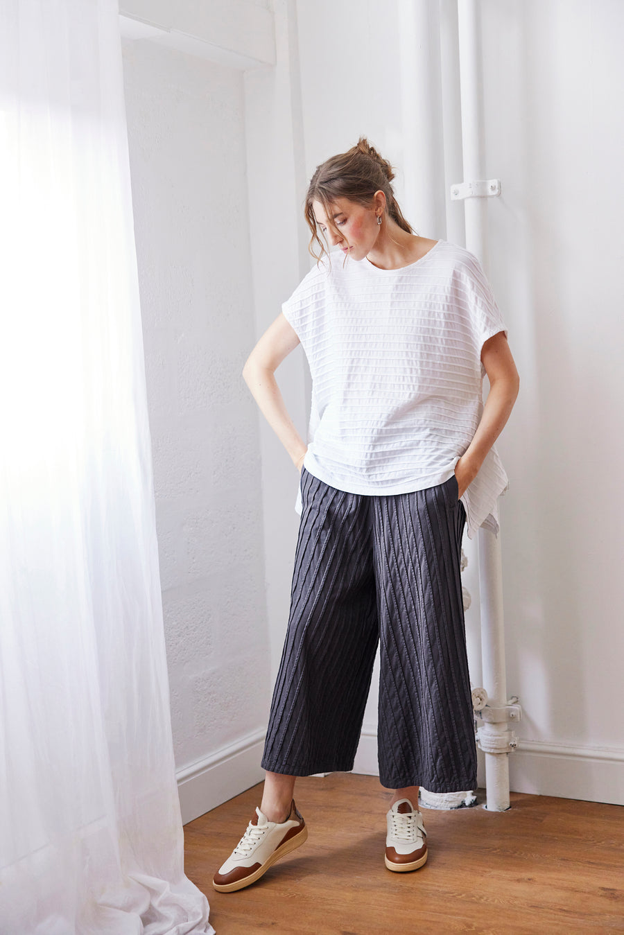 COTTON JERSEY TROUSERS