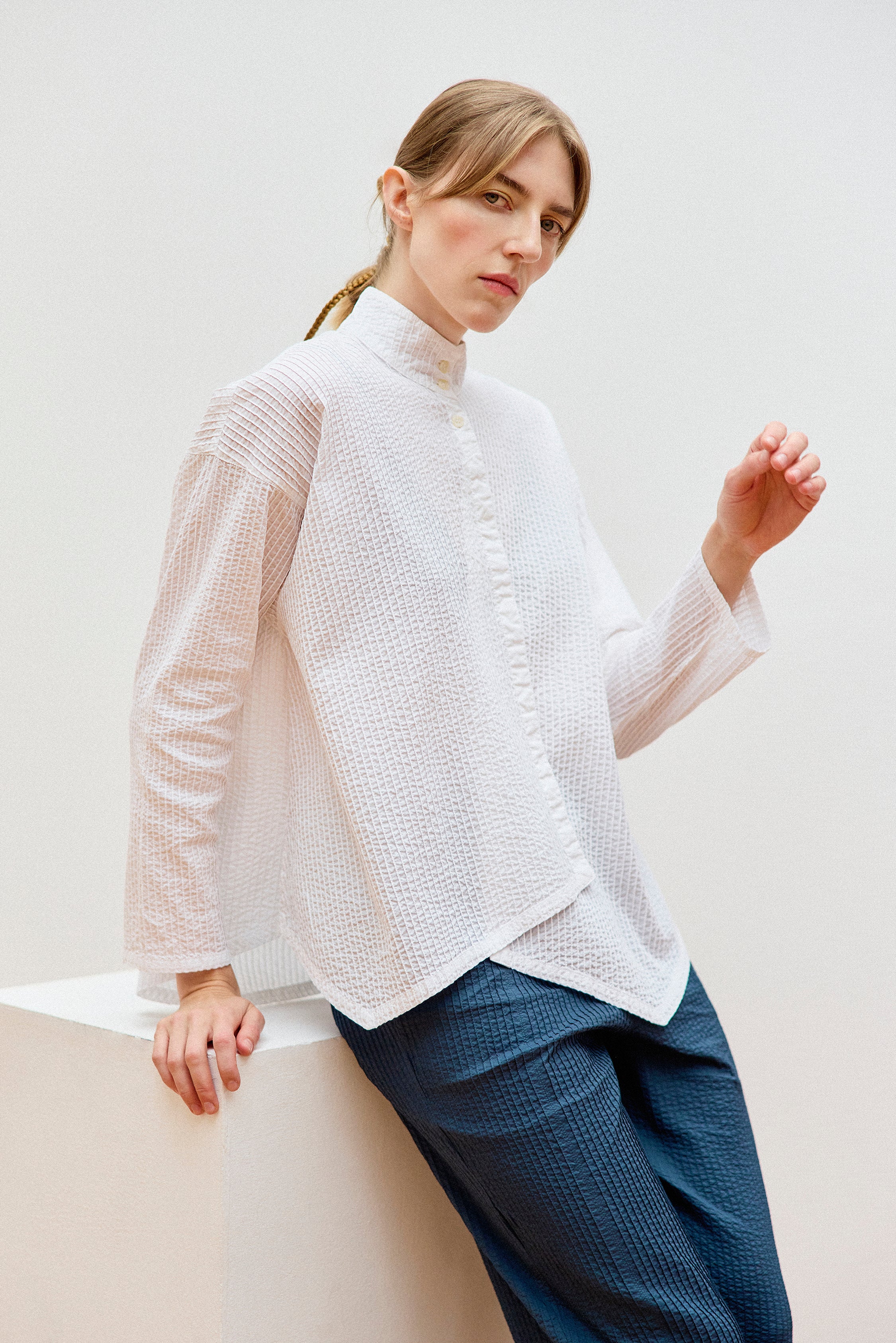 Asymmetric shirt by Yaccomaricard Autumn Winter 25