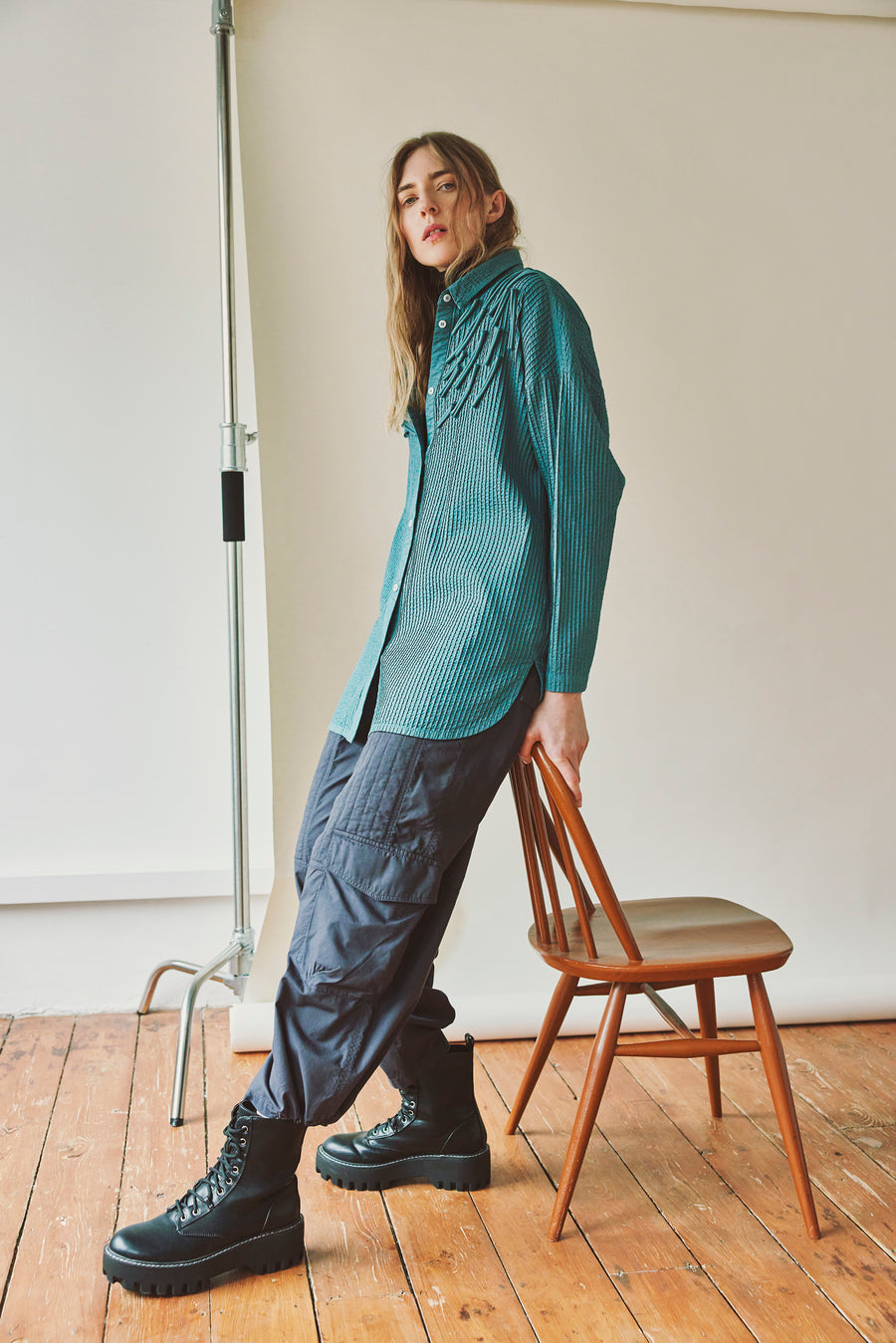 QUILTED PARACHUTE TROUSERS