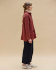 A-line Cotton Jersey Overshirt