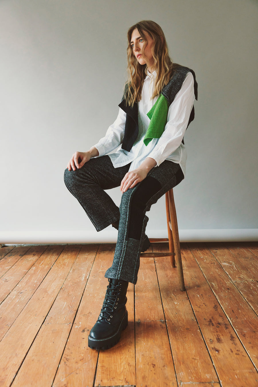 FELTED WOOL WAISTCOAT