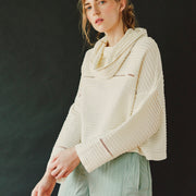 COTTON LACE PULLOVER
