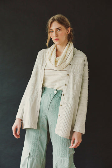 COTTON TUNIC OVERSHIRT