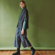 LAWN WIDE-LEG TROUSER